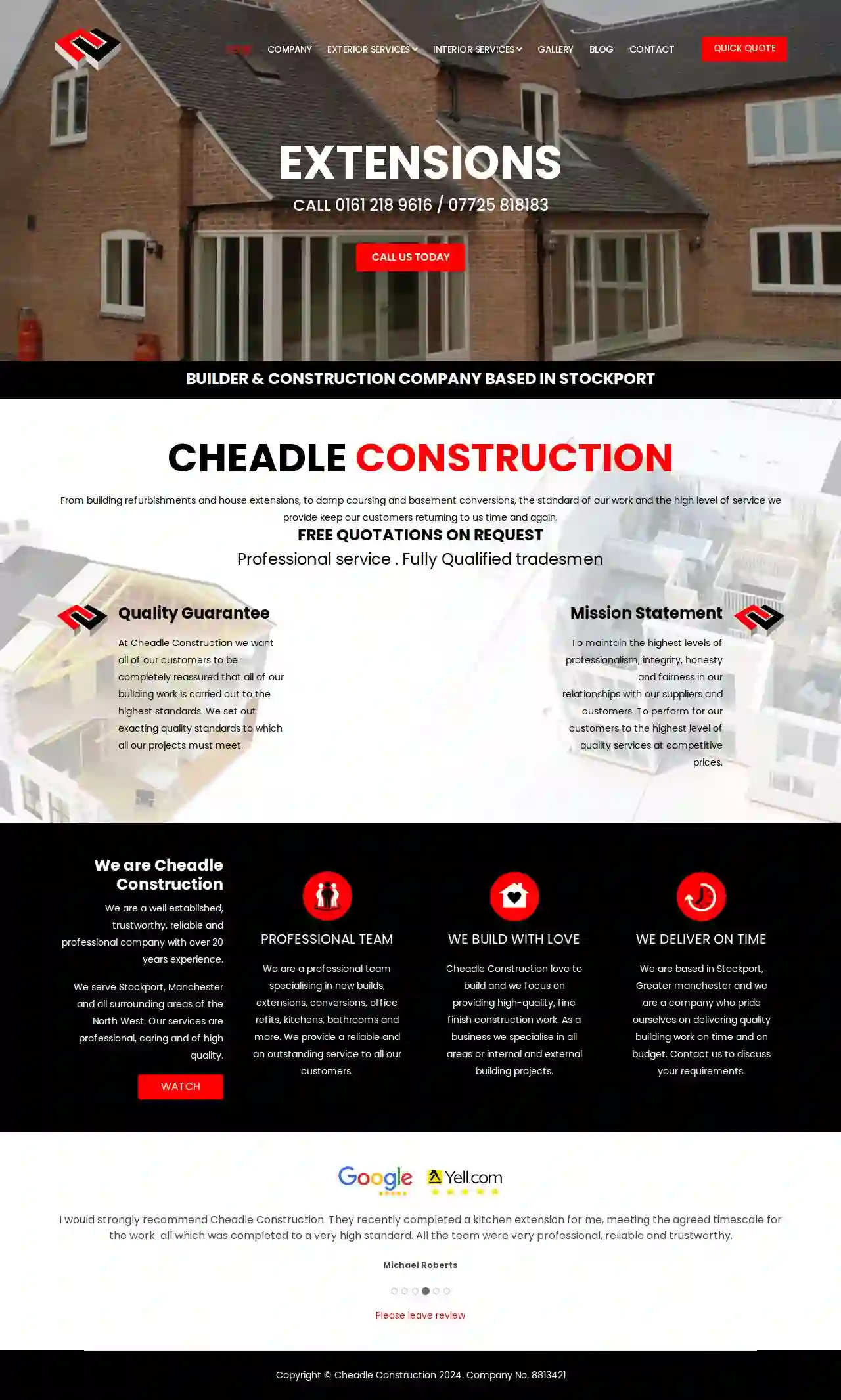 Cheadle Construction , builders in Stockport