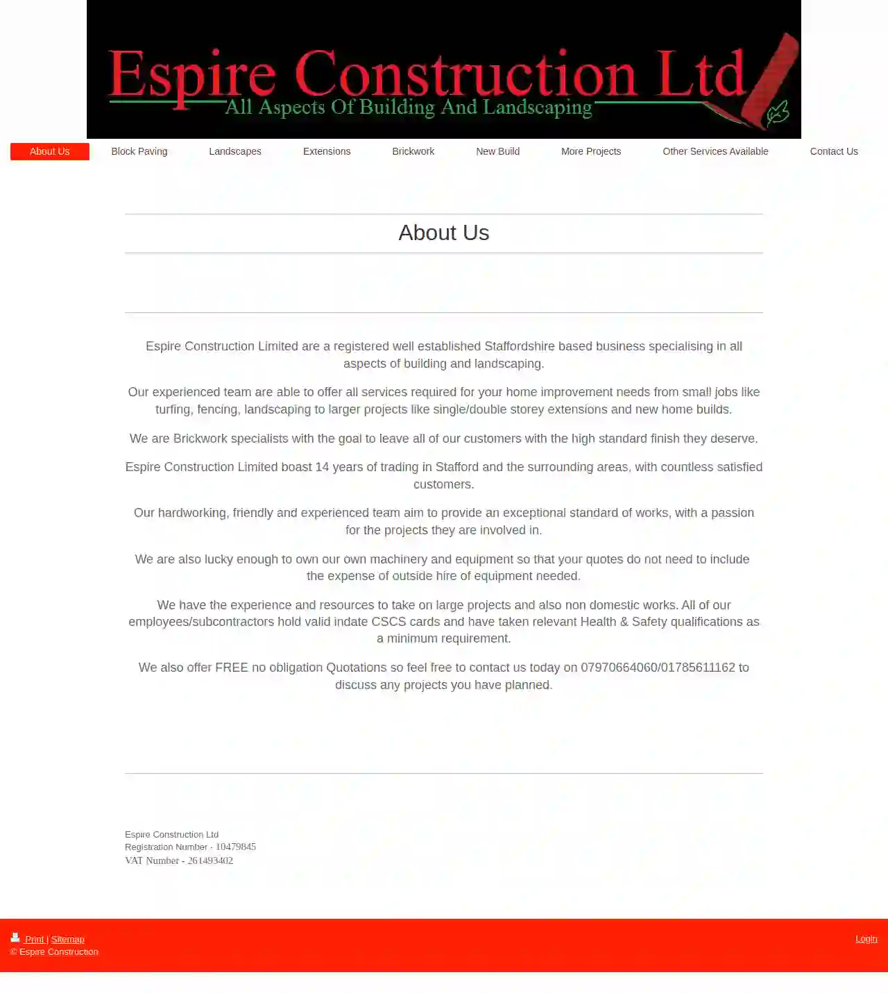 Espire Construction Ltd