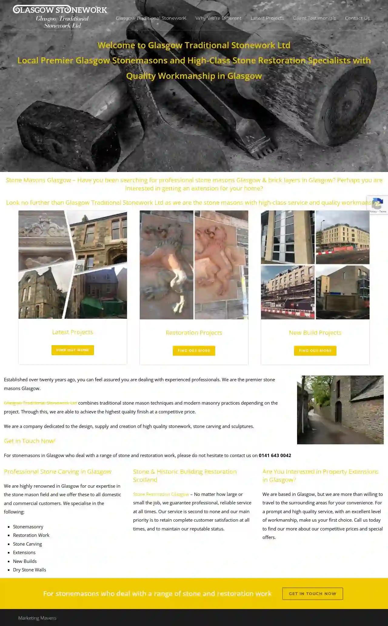 Stonemasons | Glasgow Traditional Stonework