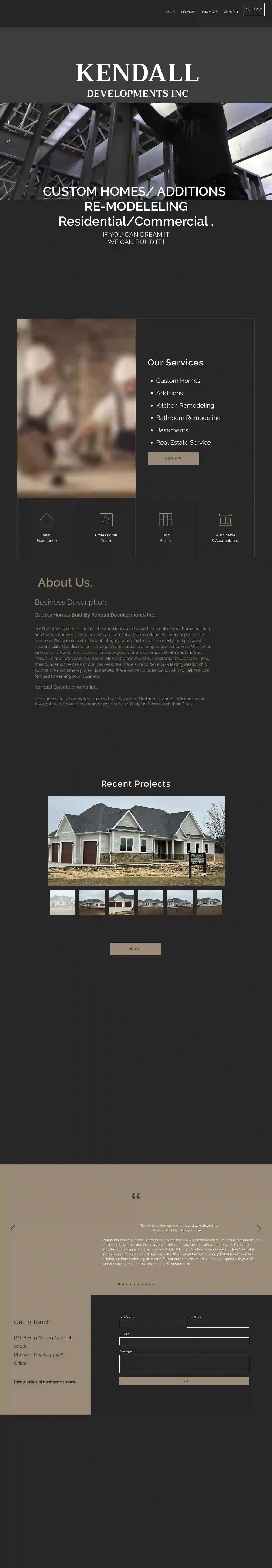 Kendall Developments Inc