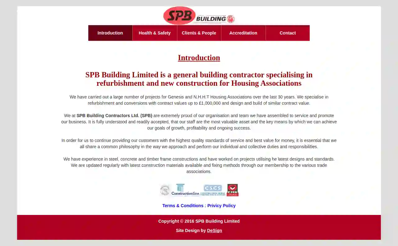 S P B Building Contractors Ltd